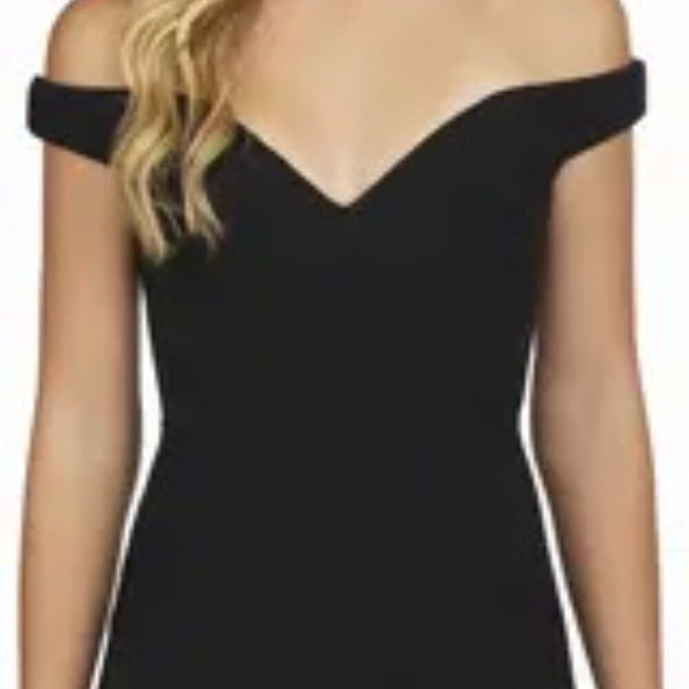 Katie May Black Jericho Off the Shoulder Dress